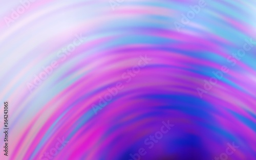 Light Purple, Pink vector background with wry lines. Shining colorful illustration in simple style. Colorful wave pattern for your design.