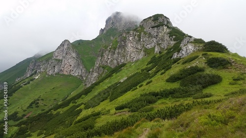 The Saddle, an impressive peak in the High Tatras alps