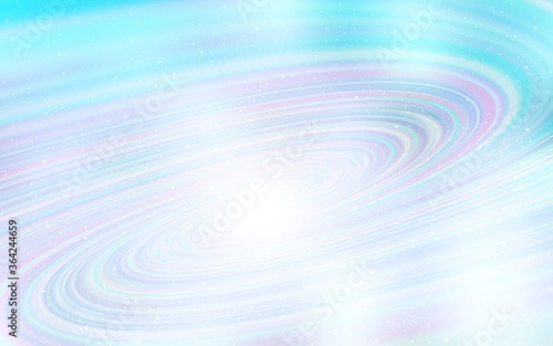 Light BLUE vector layout with cosmic stars. Shining colored illustration with bright astronomical stars. Smart design for your business advert.