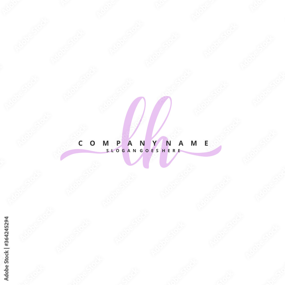 L H LH Initial handwriting and signature logo design with circle. Beautiful design handwritten logo for fashion, team, wedding, luxury logo. L H LH Initial handwriting and signature logo design with circle. Beautiful design handwritten logo for fashion, team, wedding, luxury logo.