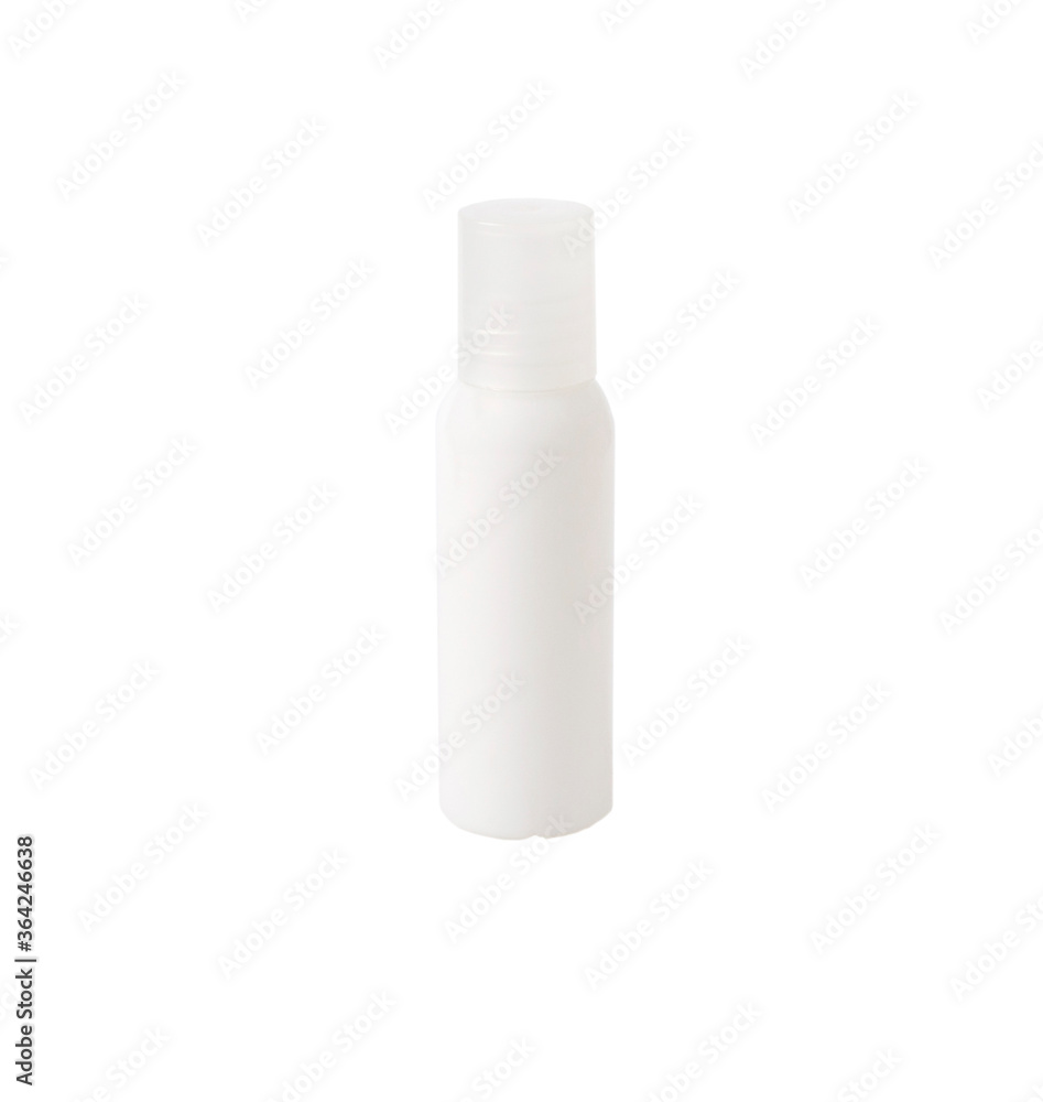 white jar with white cream on a white background. close-up white jar with white cream on a white background. close-up