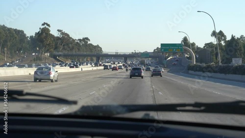 Wallpaper Mural Driving highway in California in 4K slow motion 60fps
 Torontodigital.ca