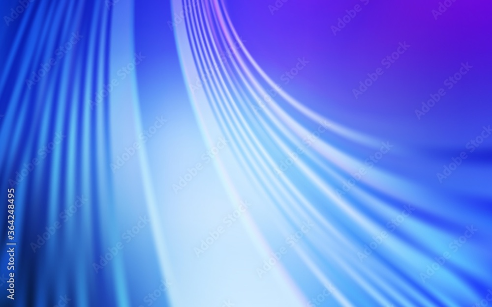 Fototapeta premium Light Pink, Blue vector template with bent lines. Colorful illustration in simple style with gradient. Abstract style for your business design.