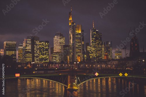 Frankfurt am Main in der nacht