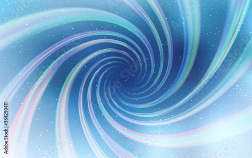Light BLUE vector background with astronomical stars. Blurred decorative design in simple style with galaxy stars. Best design for your ad, poster, banner.