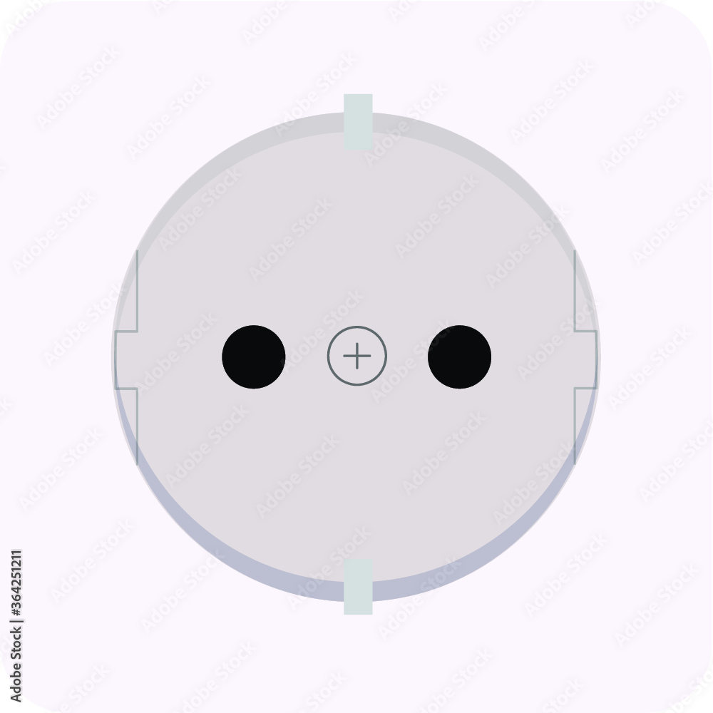 Obraz premium electric outlet vektor