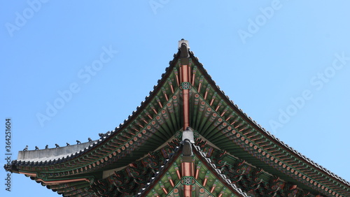 chinese temple roof © 장원