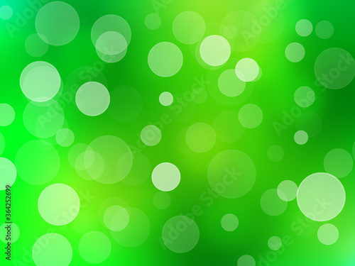 Abstract fresh green background with bokeh effect. Spring time.