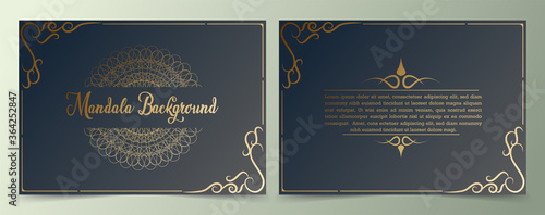 Mandala business card template