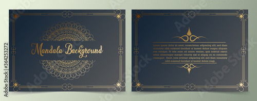 Mandala business card template
