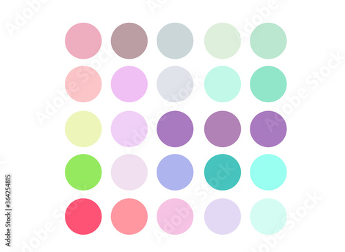 Summer color palette for Highlights of Cover Stories