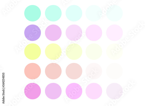 Summer color palette for Highlights of Cover Stories