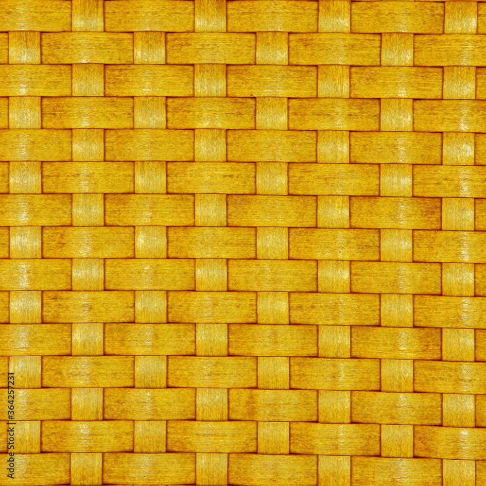 Texture of a yellow wicker basket weave use for background, wallpaper and decoration. Texture of a yellow wicker basket weave use for background, wallpaper and decoration.