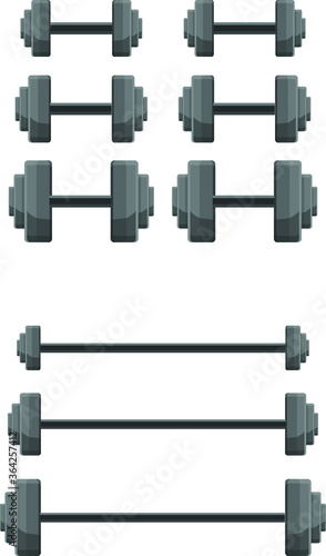 bodybuilding barbell,dumbbell iron vektor 