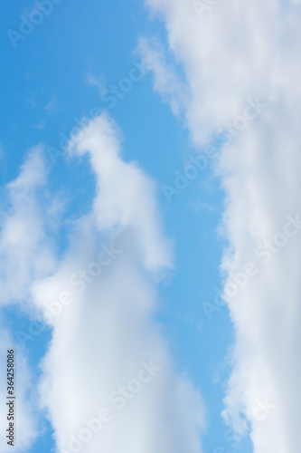 blue sky with light white clouds
