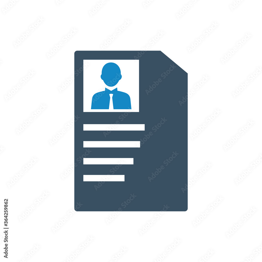 Cv resume icon