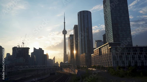 Sunrise Toronto CN Tower