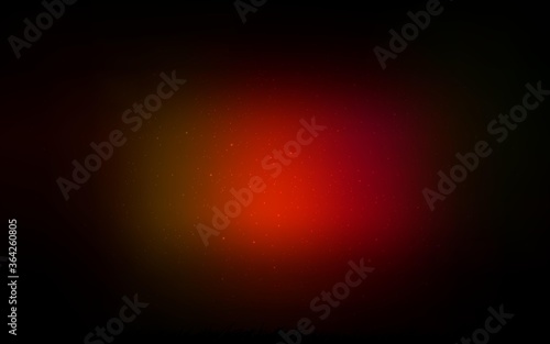 Dark Red, Yellow vector texture with milky way stars. Shining illustration with sky stars on abstract template. Smart design for your business advert.