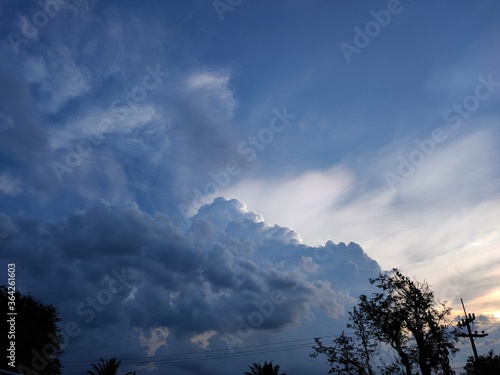 clouds in the sky