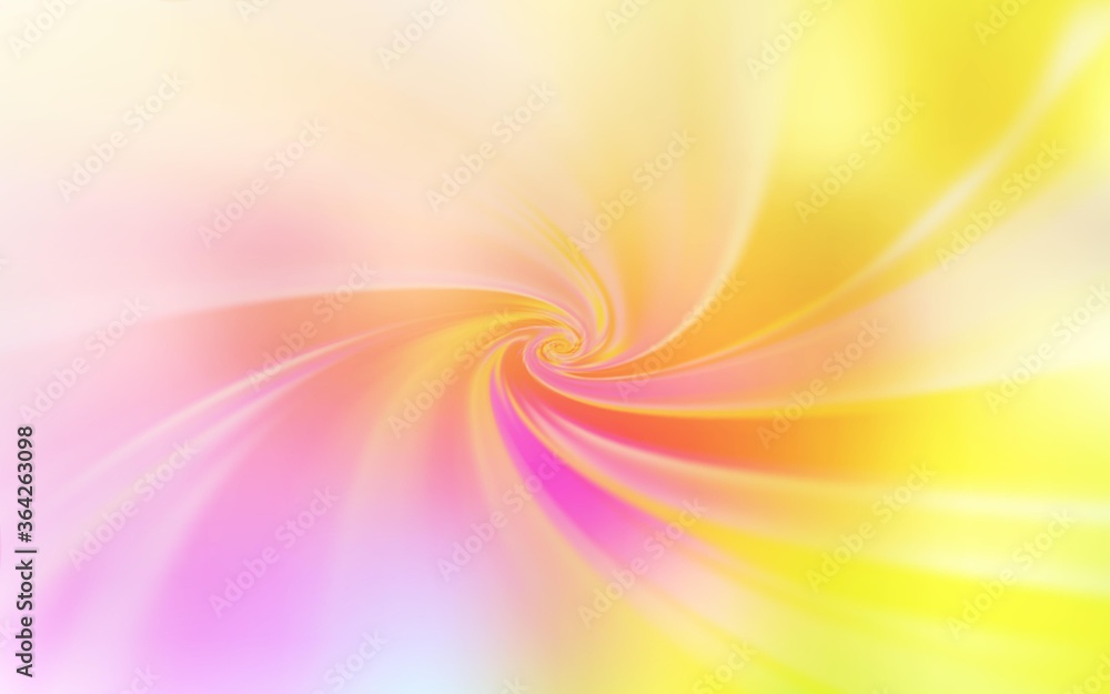 Obraz premium Light Pink, Yellow vector blurred shine abstract texture. Glitter abstract illustration with gradient design. New style for your business design.