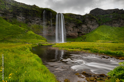 Seljalandsfoss vandfald i Island 