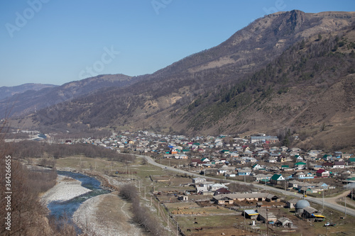 Mountain village,lower Teberda,Karachay-Cherkessia, Russia