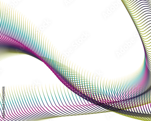 Abstract background blend wave line design for Wallpaper, Banner, Background, Card, Book Illustration, landing page