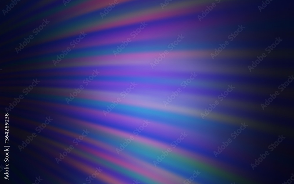 Dark Pink, Blue vector background with bent lines. Colorful abstract illustration with gradient lines. Abstract design for your web site.