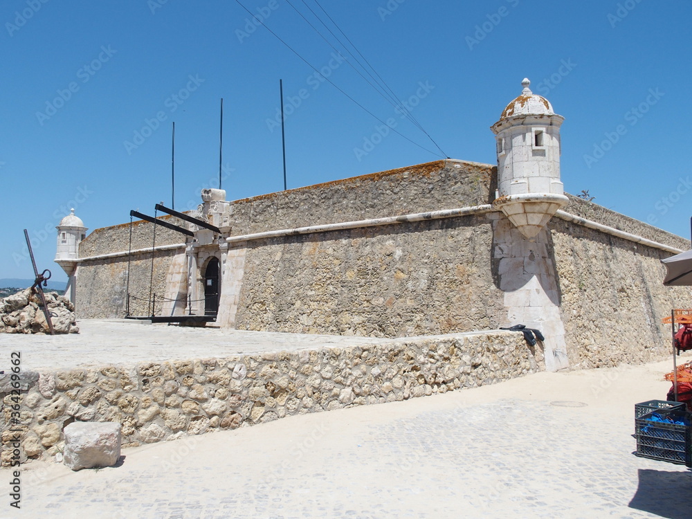 Das Fort Ponta da Bandeira in Lagos Portugal