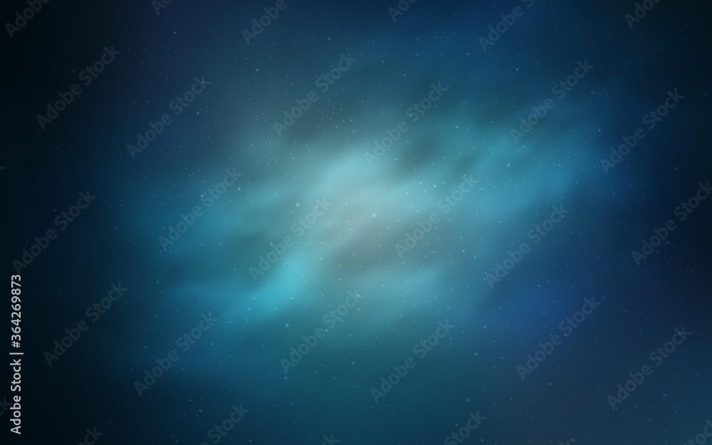 Light BLUE vector background with galaxy stars. Modern abstract illustration with Big Dipper stars. Smart design for your business advert.