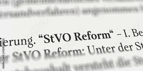 StVO Reform im Buch photo