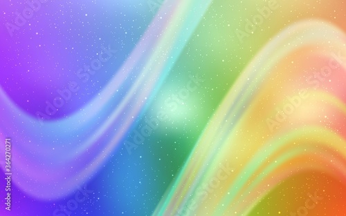 Light Multicolor vector layout with cosmic stars. Modern abstract illustration with Big Dipper stars. Smart design for your business advert.