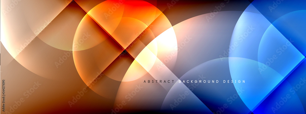 Vector abstract background - circle and cross on fluid gradient with shadows and light effects. Techno or business shiny design templates for text Vector abstract background - circle and cross on fluid gradient with shadows and light effects. Techno or business shiny design templates for text