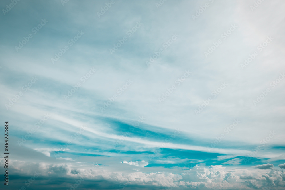 blue sky and white cloud background like a wave in the sea blue sky and white cloud background like a wave in the sea