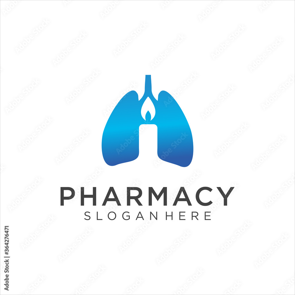 Candle With Lung Logo Design Healthy. Lung Cancer Logo Isolated On White Background. A Breath of Hope Lung Logo Design Template Candle With Lung Logo Design Healthy. Lung Cancer Logo Isolated On White Background. A Breath of Hope Lung Logo Design Template