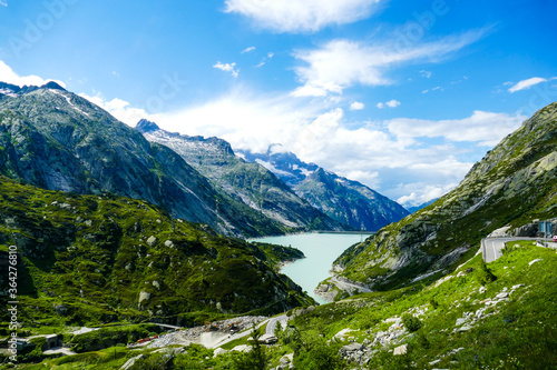 Summer view of the Swiss Alps close to Bern © Jon Strobel