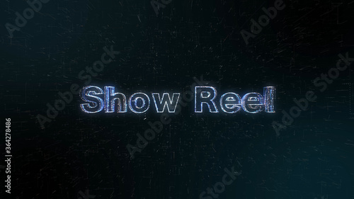 ShowReel　グローなホログラムのメッセージ素材