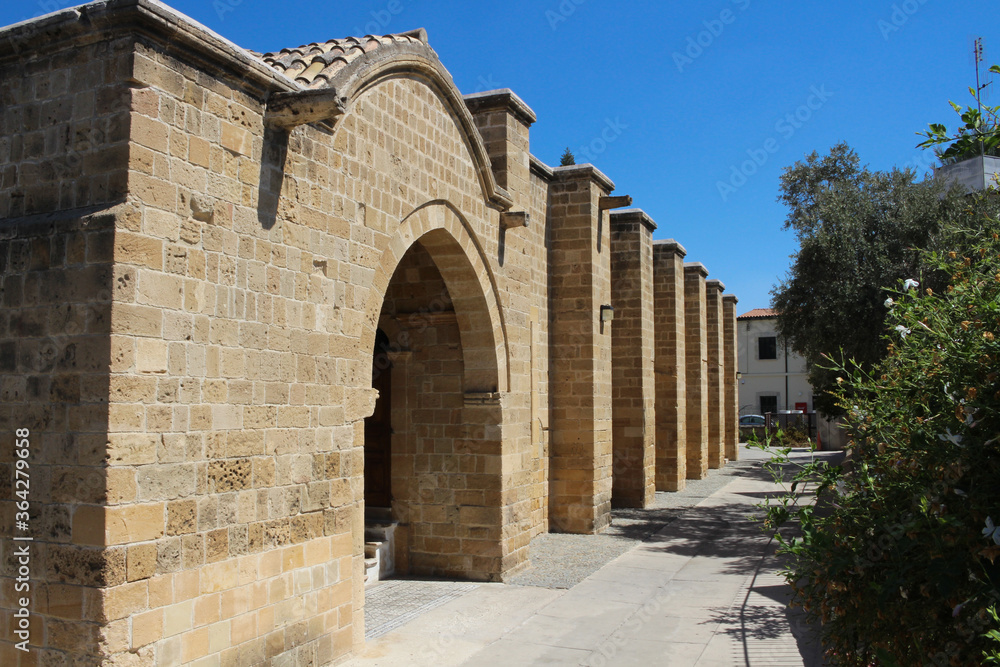 Wall of the Church of St. Savva . Nicosia. Cyprus.