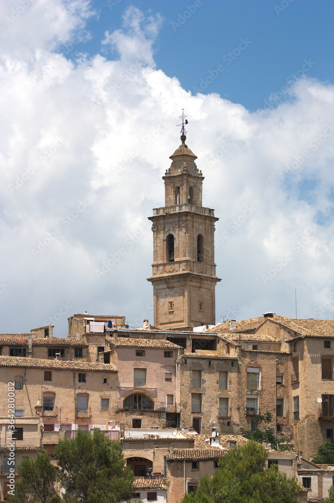 Bell tower of the Church of the Assumption of Bocairent
