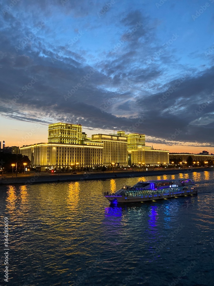 Fototapeta premium river thames at night