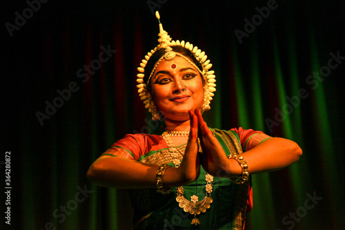 A beautiful graceful odissi dancer

 photo