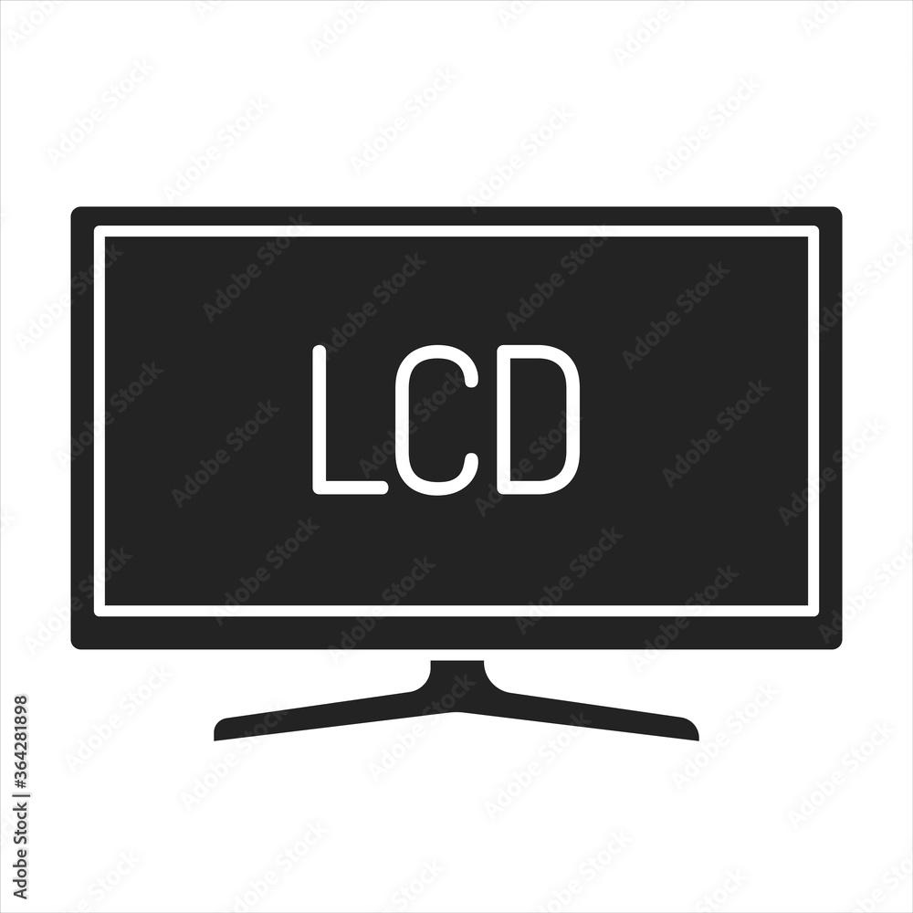 Liquid-crystal display black glyph icon. Full High Definition. Resolution 1920 1080 pixels and a frame rate of at least 24 sec. Pictogram for web page, mobile app, promo. Liquid-crystal display black glyph icon. Full High Definition. Resolution 1920 1080 pixels and a frame rate of at least 24 sec. Pictogram for web page, mobile app, promo.