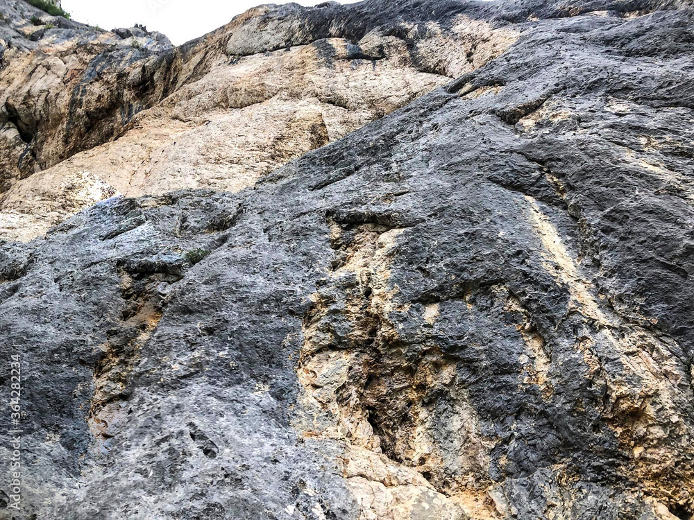 a rock for climbing up a rock for climbing up