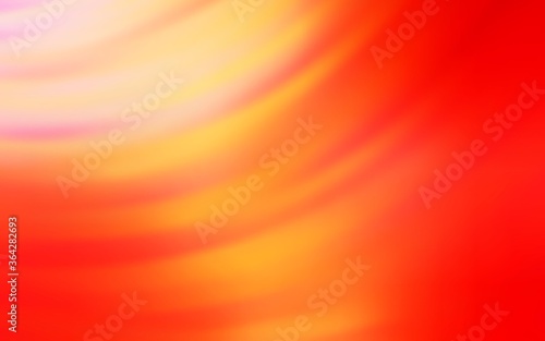 Wallpaper Mural Light Orange vector background with bent lines. A shining illustration, which consists of curved lines. Pattern for your business design. Torontodigital.ca