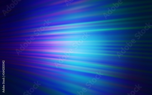 Dark BLUE vector background with straight lines. Shining colored illustration with sharp stripes. Best design for your ad, poster, banner.
