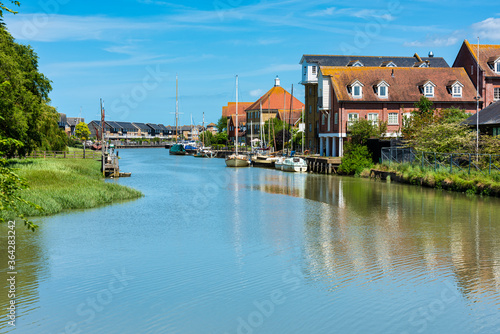 Faversham Creek in Kent, England