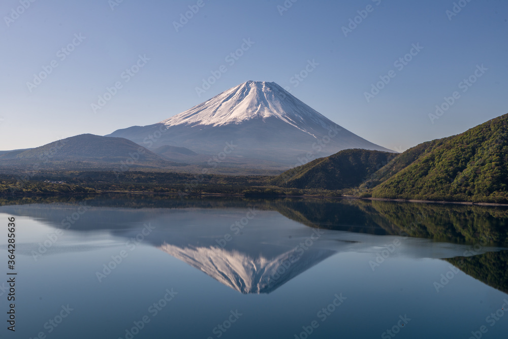 Mt Fuji with blue sky