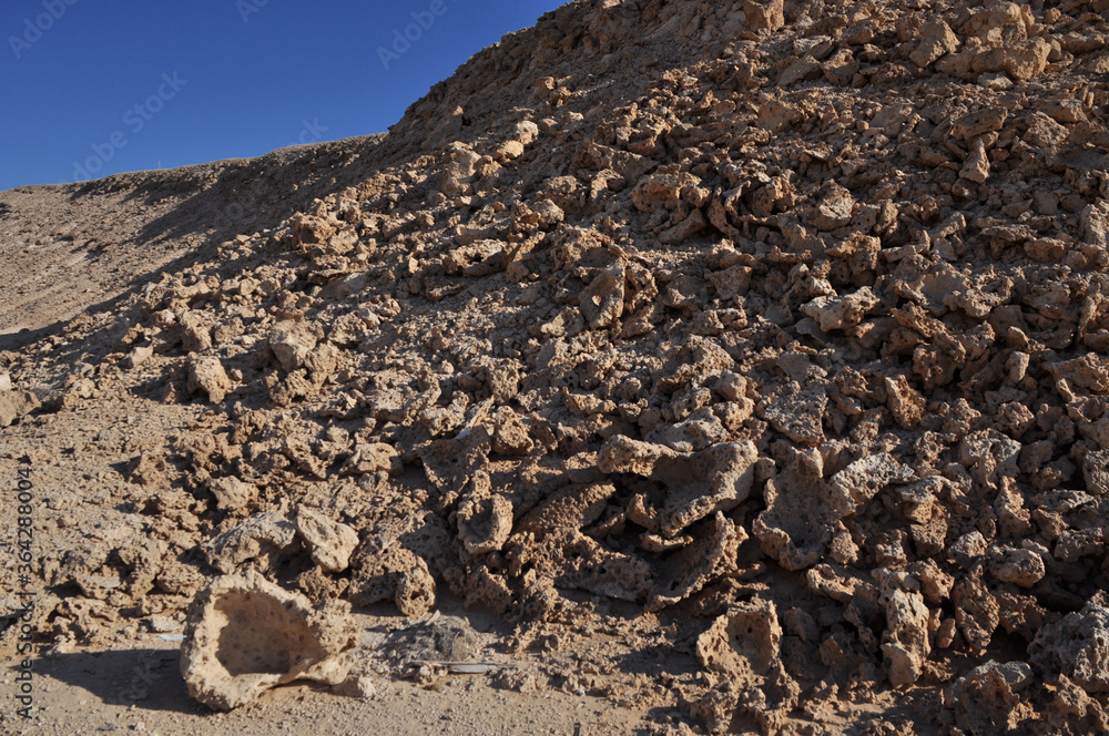 Landscape of the island in the Red Sea. Arabian desert. Landscape of the island in the Red Sea. Arabian desert.