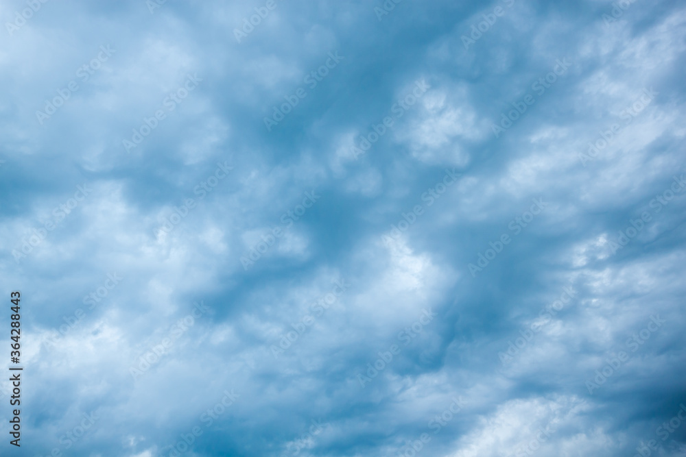 Cloudy sky. Stormy dark sky.