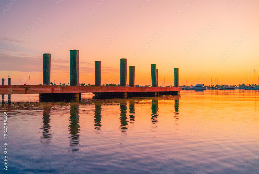 pier at sunrise marina miami florida sunset pier at sunrise marina miami florida sunset